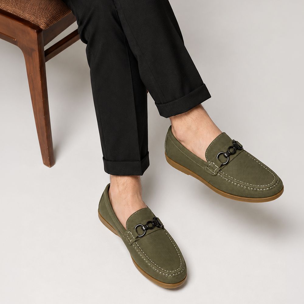 Wogo Milano Olive Loafers -02