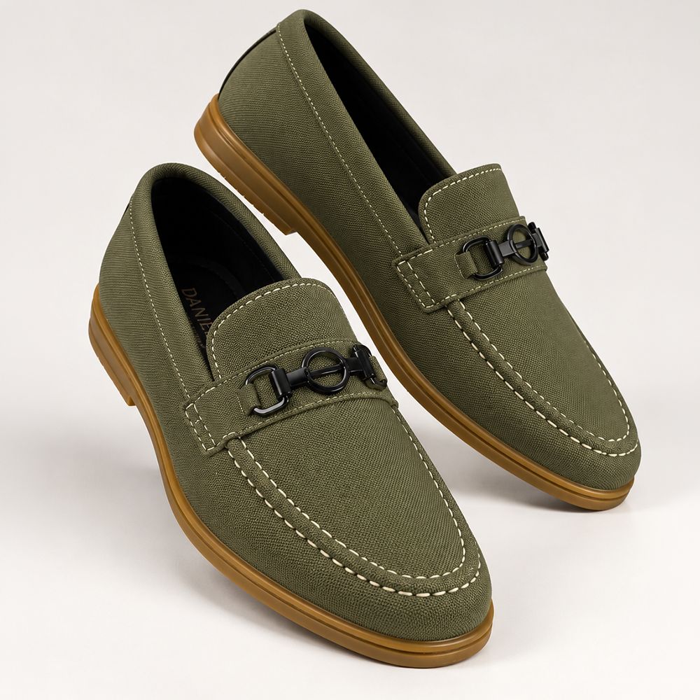 Wogo Milano Olive Loafers -02