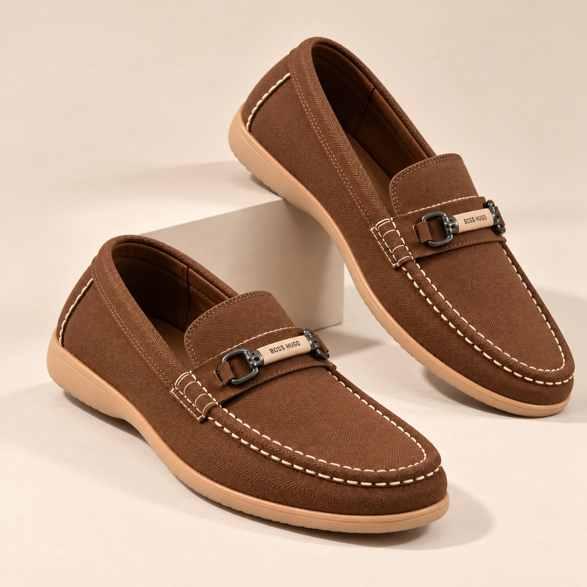 WOGO PREMIUM BROWN LOAFERS-11