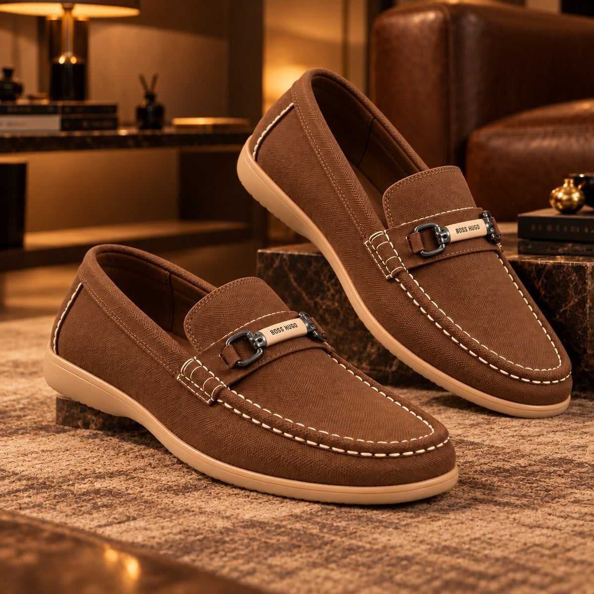 WOGO PREMIUM BROWN LOAFERS-11