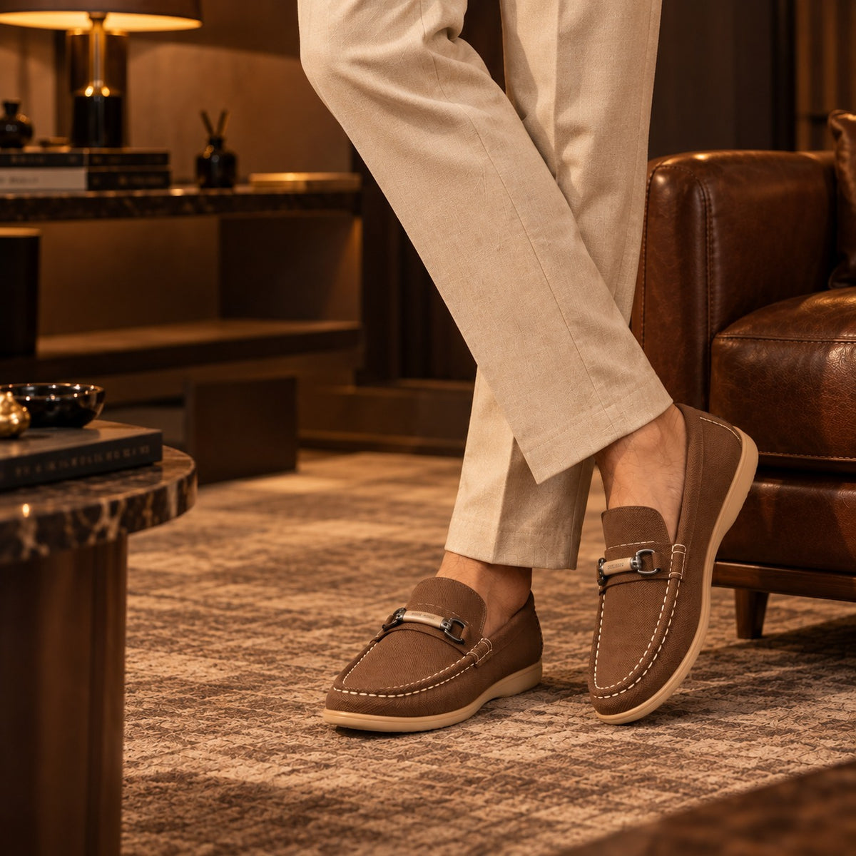 WOGO PREMIUM BROWN LOAFERS-11