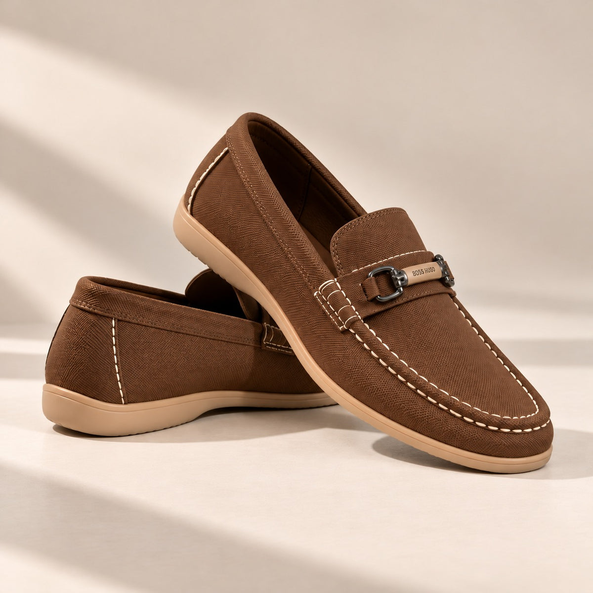 WOGO PREMIUM BROWN LOAFERS-11